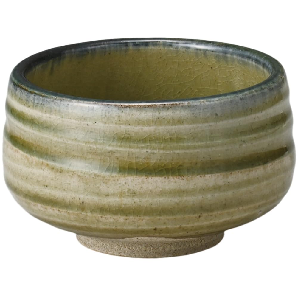 Matcha Ash Mino Made In Japan Ale-net Bowl, Glazed, Ceramic, Ware,