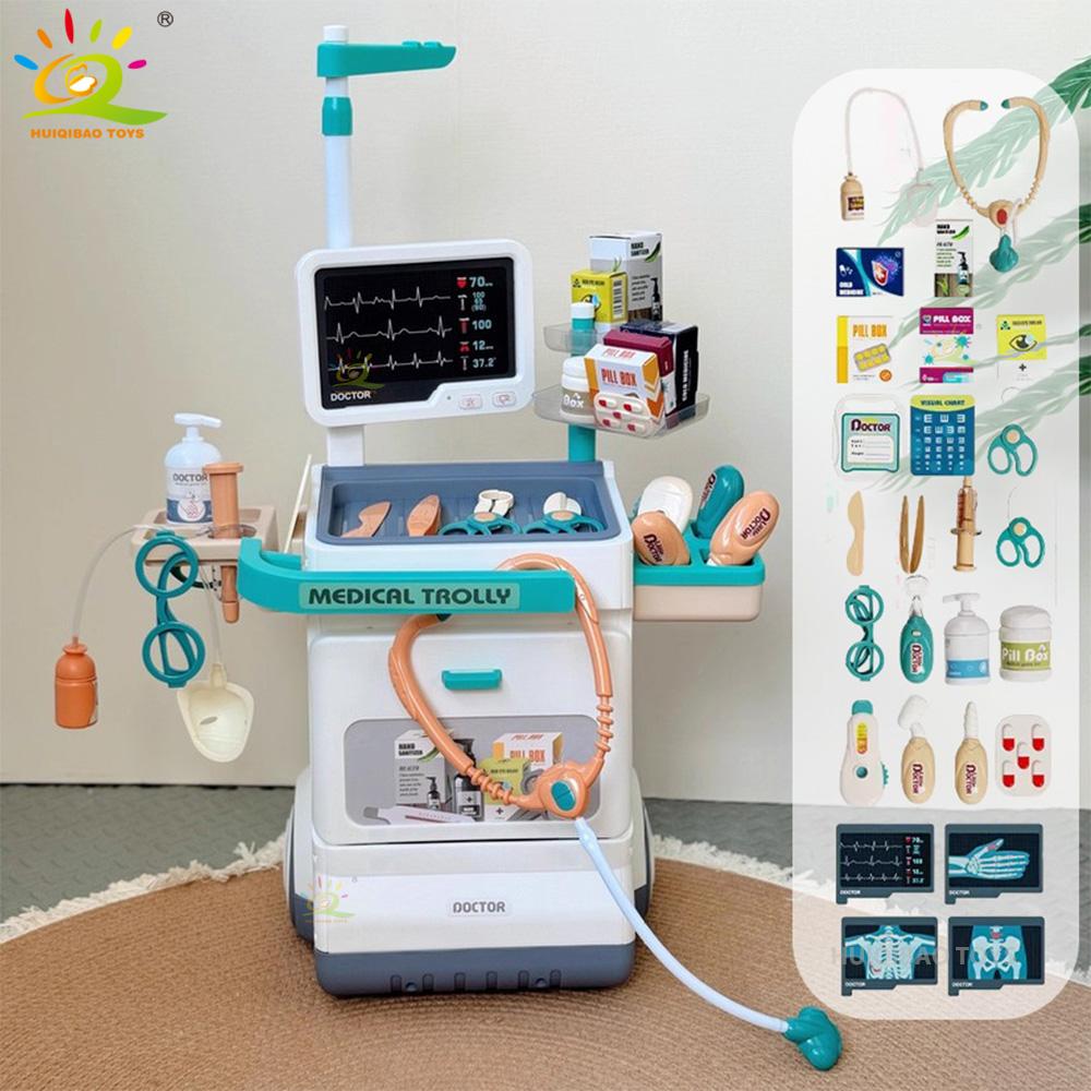 Medical Table Equipment Set Children's Toy  Includes Simulated Exquisite Props  Simulated Doctor Game Parent-Child Interaction