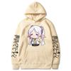 Cartoon Cute Frieren Hoodies Beyond Journey's End Manga Prind Autumn Winter Fleece Streetwear Tops