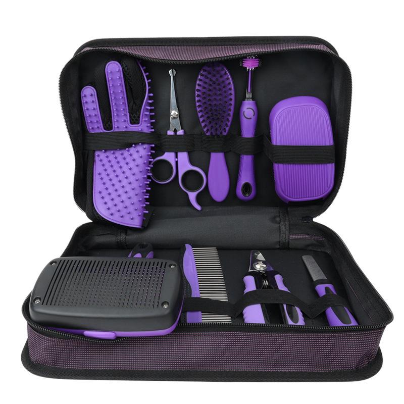 

9Pcs Pet Grooming Comb Set, Hair Removal Comb For Dog, Gloves, Dog Shampoo Brush, Pet Nail Clippers, Dog Toothbrush Set 1PC