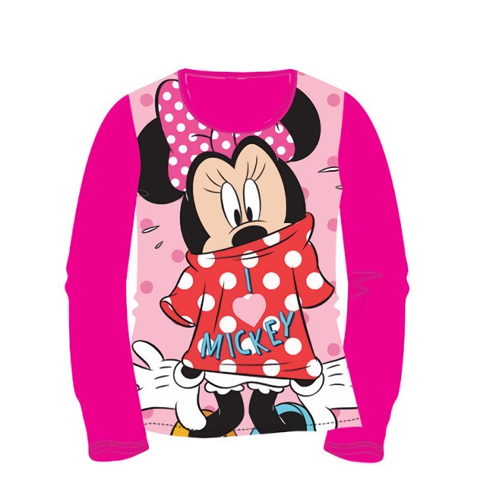 Kids Paradise Minnie Disney T-shirt met lange mouwen 6 ans paars