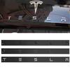 3D ABS TESLA emblem Letters  Logo Chrome Black Red Badge Car Rear Trunk Stickers For Tesla Model 3 Y X S Back Decals Accessories