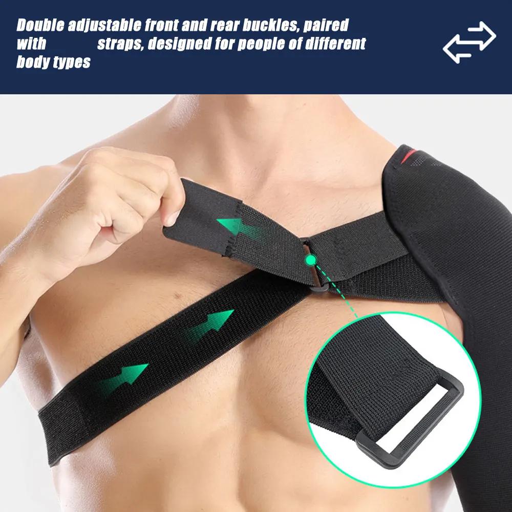1Pc Shoulder Brace For Rotator Cuff, Adjustable Shoulder Support For Dislocated Ac Joint, Sprain, Soreness, Bursitis, Tendinitis