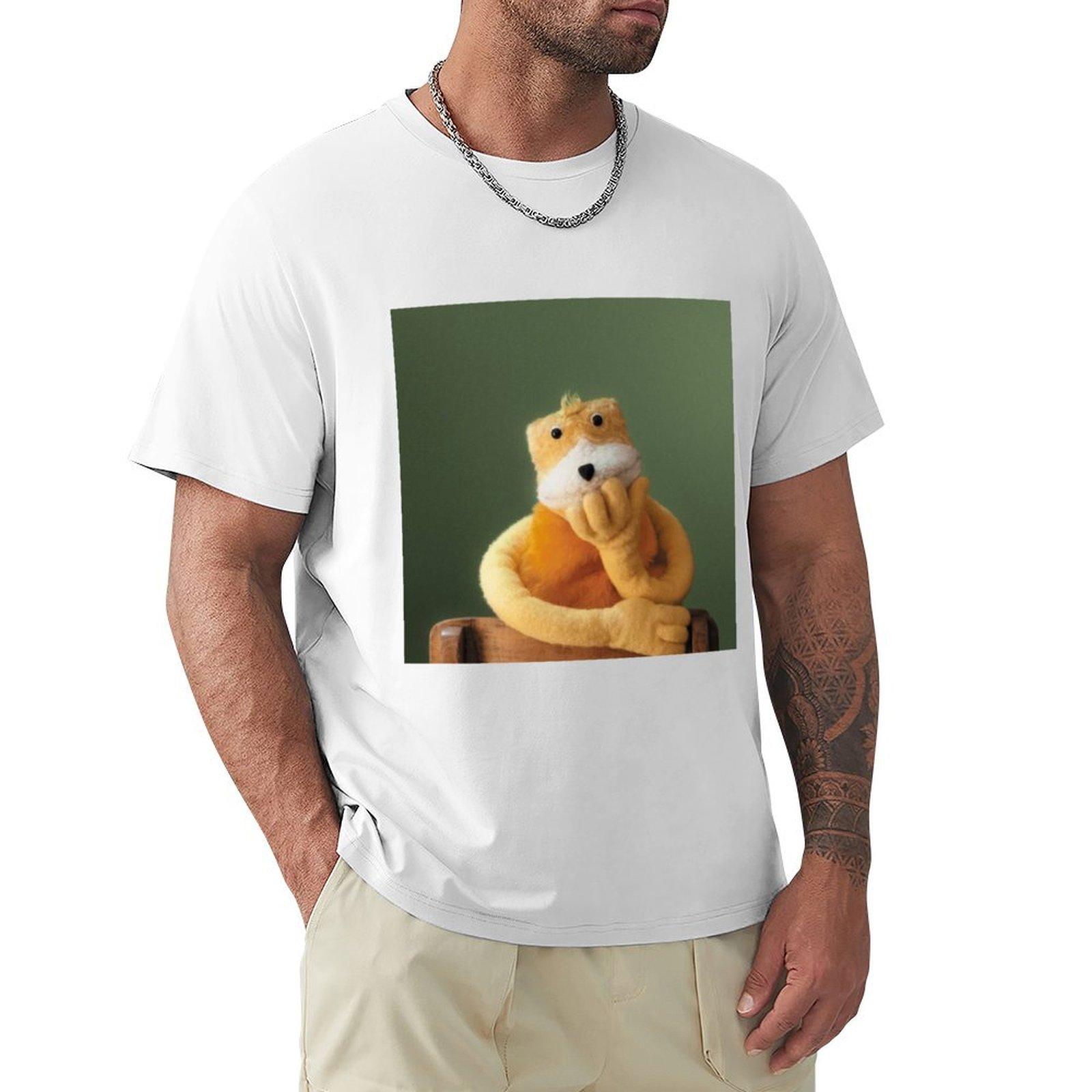 Mr Oizo Flat Eric Pondering Tshirt Sweat Resistant Workout Tee Shirt S