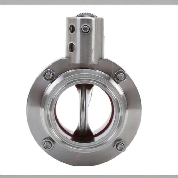 1.5Inch Clamp Sanitary Butterfly Valves with Pull Handle Stainless Steel Clamp Clovers Shut Off Flows Controller
