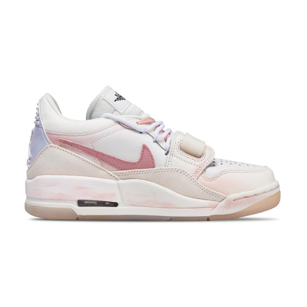 Jordan Legacy 312 Sunward Growth Box Abrasion Resistant Abrasion Resistant Low top Vintage Basketball Shoes Unisex Pink HF3182-100(Team1190-)