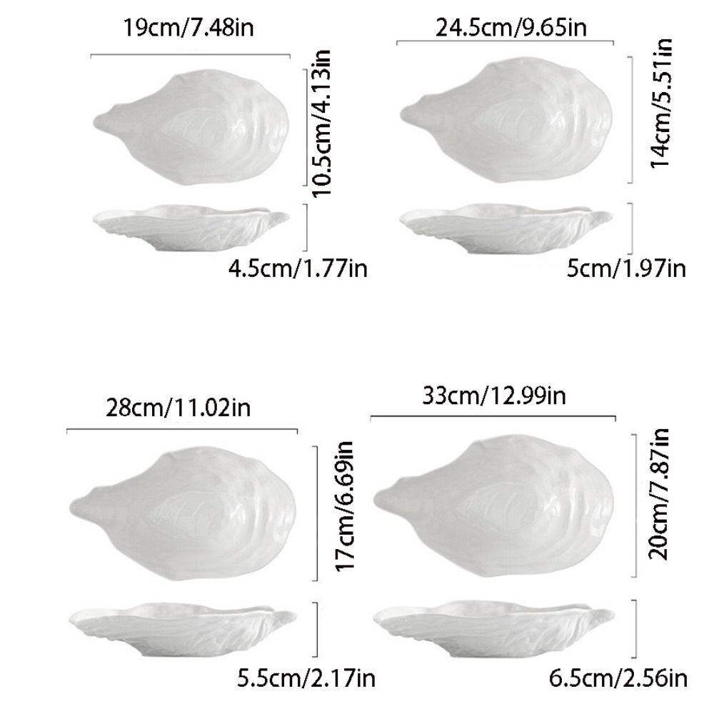 Ceramic Sashimi Plate Creative Storage Dish Kitchen Organizer Salad Plate  Hotel Table