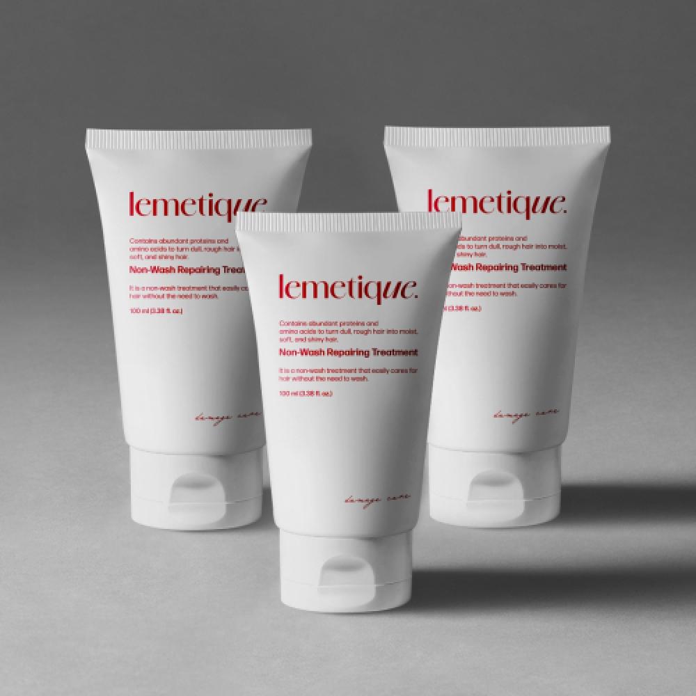 Lemetique Non Wash Repairing Treatment 100ml X3 NONE