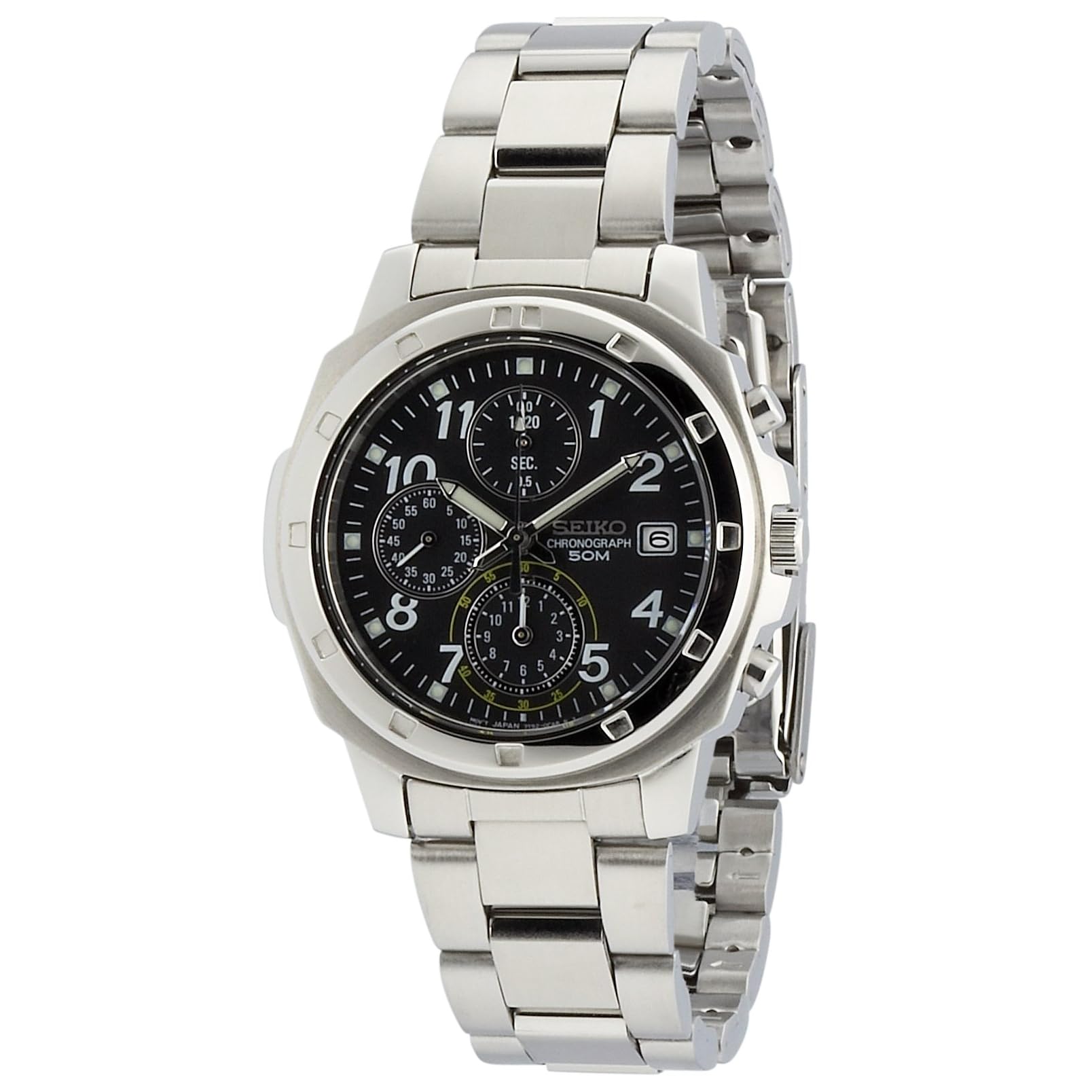 [SEIKO] SND195P Men`s Quartz Chronograph Watch