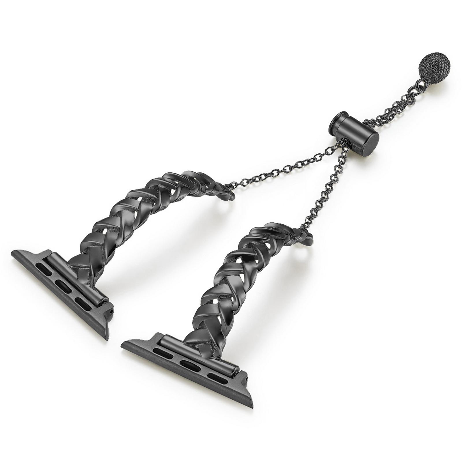 

Для Apple Watch Series 10 42 мм/9 8 7 41 мм/SE (2023) SE (2022) SE 6 5 4 40мм/3 2 1 38мм Глянцевый Медный Браслет X-образный Ремешок для Часов Black