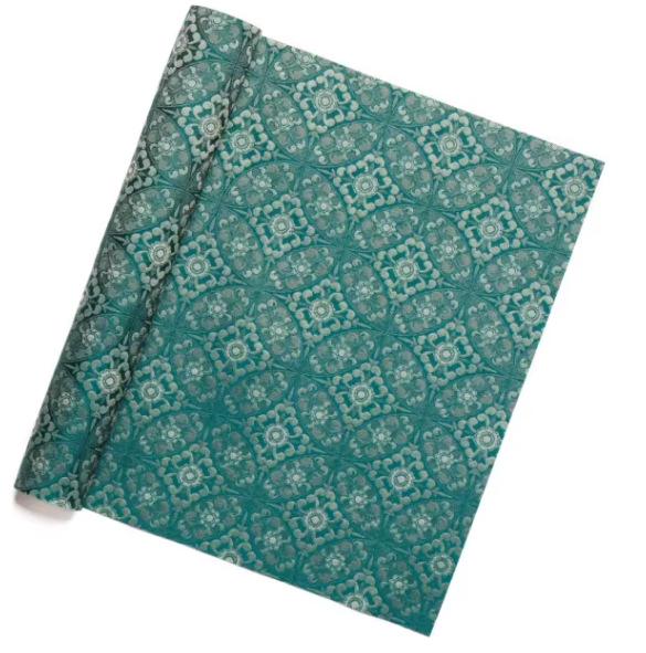 Zhi She Tang Dynasty Pattern Tea Mat Set - Double-Sided Retro Chinese Zen Table Runner & Tablecloth