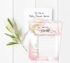 Inkdotpot 50A  Advice CardsA  For Baby Shower Game Glitter Star Advice For New Mom & Dad Gender Reveal Boy Or GirlA  Party