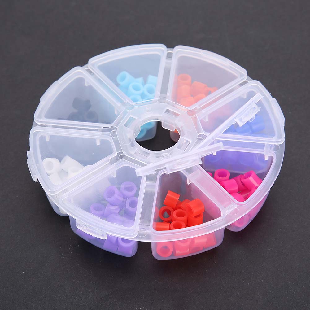 160 Stück Autoklavierbare Universelle Dentalinstrumente Kieferorthopädische Silikon-Codierringe