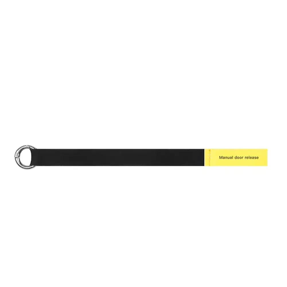 

Car Door Release Emergency Puller Rope Rear Door Emergencies Safety Pull Rope Mechanical Switch Manual for Tesla Model Y жовтий