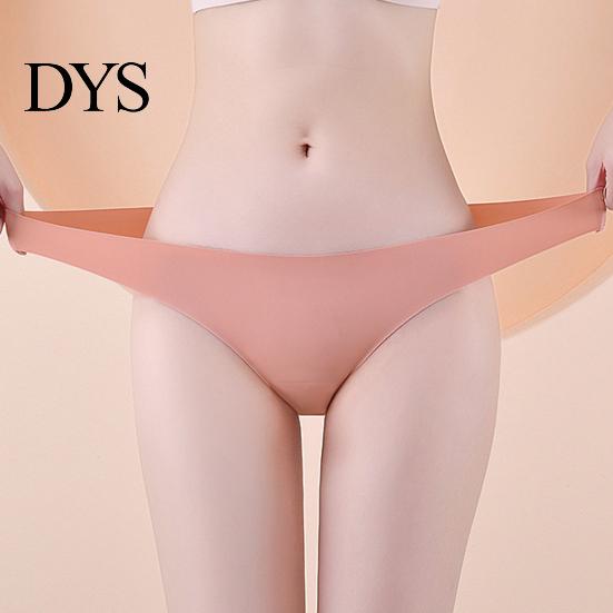 Elastic Low Waist Panties Women's Cotton Thong Soft Breathable Seamless Ladies Sexy Low-rise Briefs Stretchy Bikini Underwear Fit And Tight Cut
