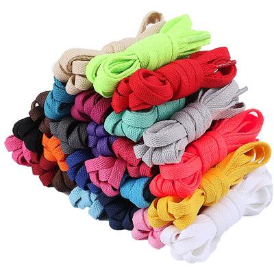 Flat Coloured Athletic  Shoe Laces Strings Shoelaces Bootlaces