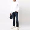 Emporio Armani Logo Crewneck Sweatshirt Men sweatshirt White 8N1MD1-1JHSZ-0100