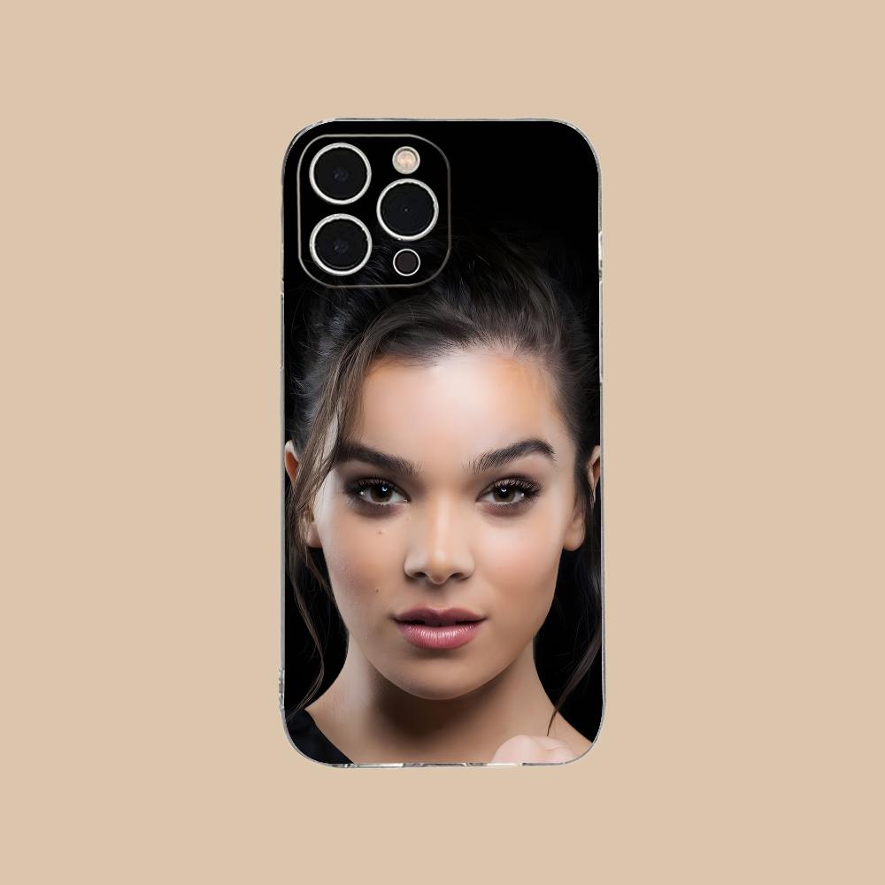 Hailee Steinfeld Clear TPU Mobile Case for iPhone 17 16 15 14 13 12 11 X XR XS Air Pro Max Plus Mini Colorful Cover