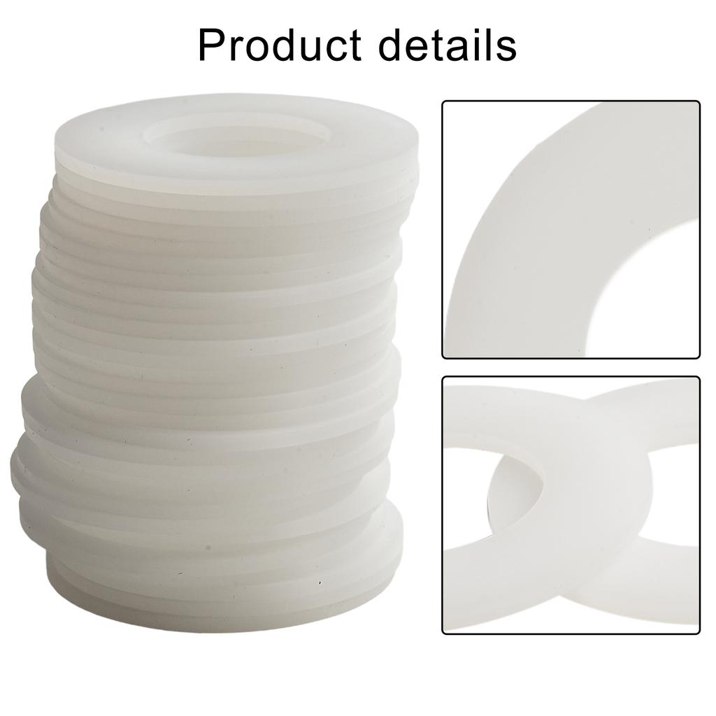 Flush Valve Gasket Flush Valve Seal Plumbing Repair Outer Diameter 63mm Replacement Part Rubber Material Base Sealing Washer