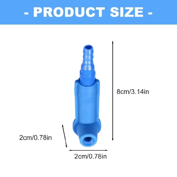 Quick Release Automotive Brake Fluid Transfer Adapter With Thickened ABS Construction 5 Size Option For Various Vehicles