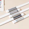Nordic Hepburn Ceramic Chopsticks: Moisture-Proof, High-Temperature Resistant, Creative Single-Use Tableware.
