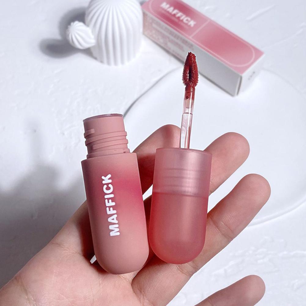 Matte Liquid Lipstick Velvet Nude Red Lipgloss Langanhaltender Antihaft-Cup Lip Mud Tint Cream Makeup Cosmetics