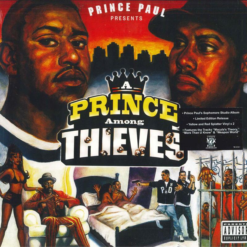 

LP Пластинка PRINCE PAUL - Принц среди воров (Желтый Красный TB12101 Tommy Boy 2022 США Рэп и Хип-хоп/R&B