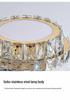 Modern LED Crystal Ceiling Light for Hallway or Corridor