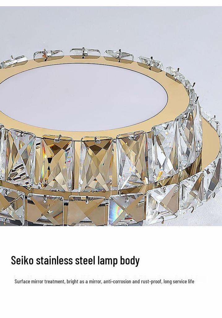 Modern LED Crystal Ceiling Light for Hallway or Corridor