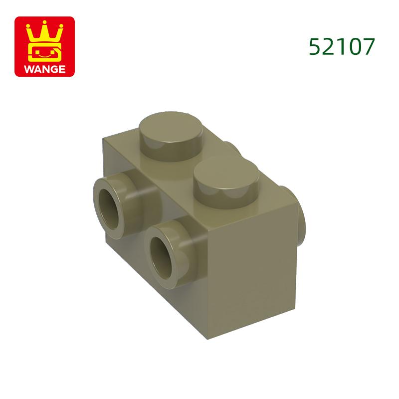 Non-Toxic 108Pcs/Lot 52107 Hole 2 Hole Block Moc Color Accessories Compatible With Brick Diy Children'S Educational Toy Assembly