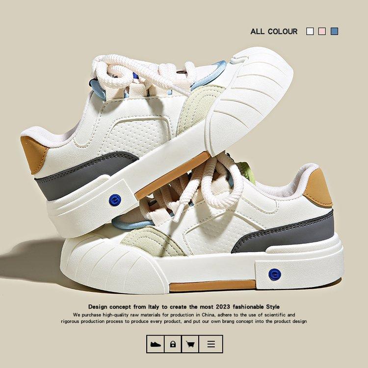 

Повседневная спортивная обувь, однотонная обувь для женщин, универсальная обувь для женщин 37 белый