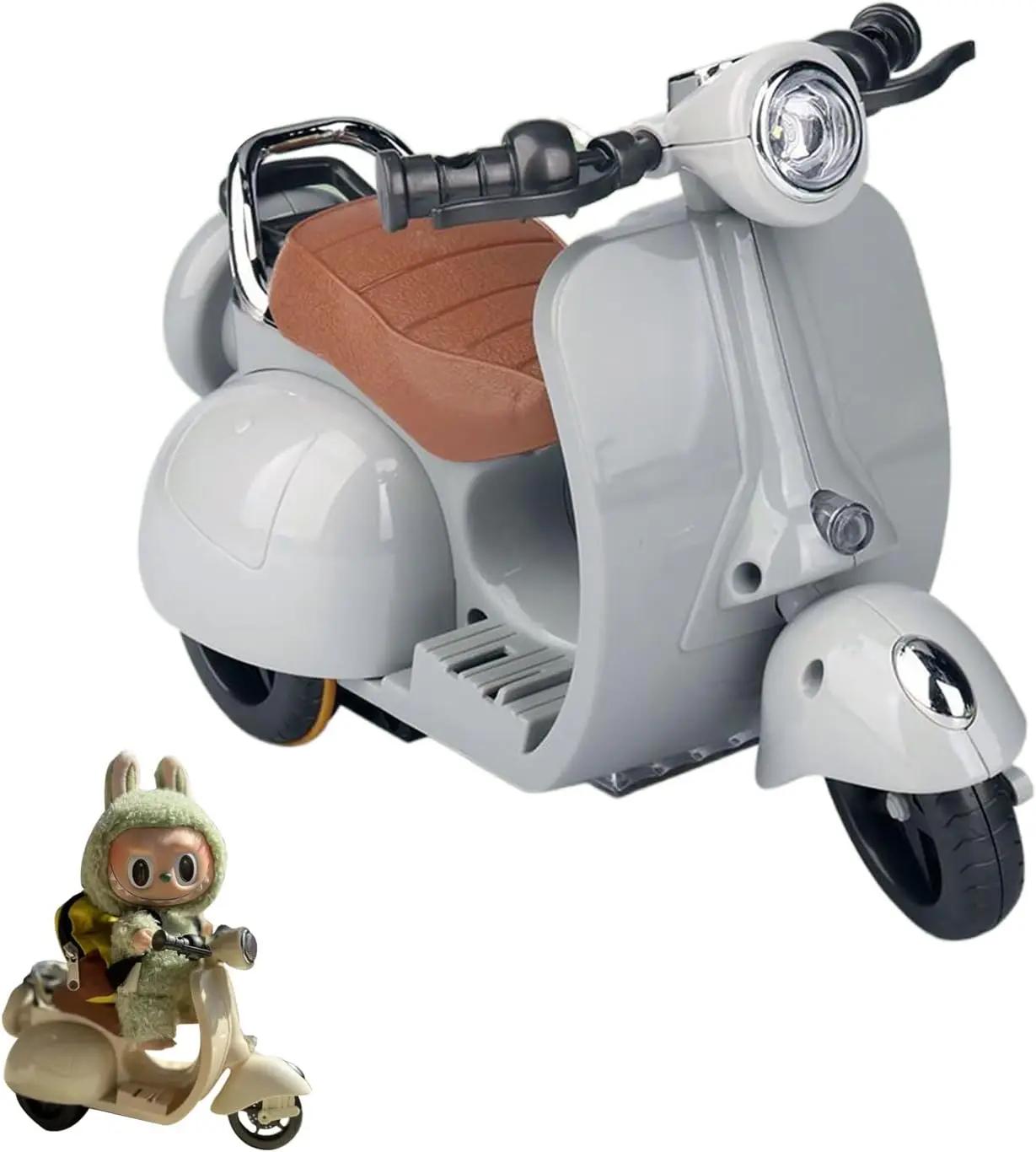 

Аксессуары Labubu Labubu Have A Seat Toy - Скутер Labubu со светодиодной подсветкой и музыкой Милый декор для стола для коллекционеров кукол Labubu серый