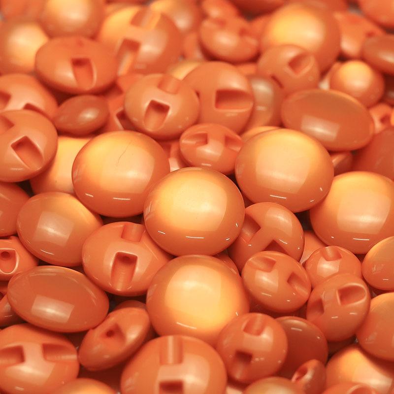 

5 шт. Xiaoxiang Dark Eye перламутровые пуговицы модные свитера куртки пуговицы женские пижамы двухсторонние нейлоновые пальто пуговицы 10 #[dark eye pearl orange] 15mm