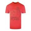 Cavalli Class Mens Floral Tiger T-Shirt