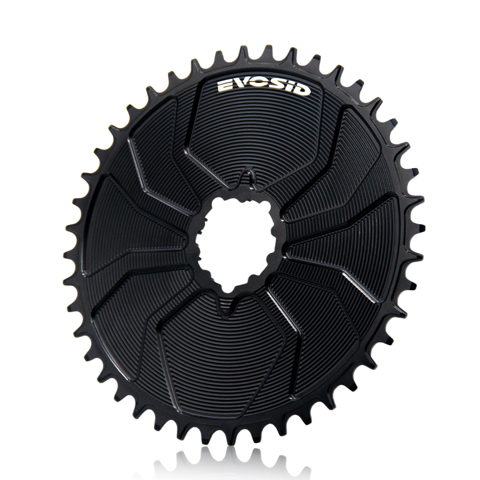 EVOSID Road Bike Crankset 160/165/170mm 3nail Direct Mount Chainring 40-56T Gravel Bicycle Hollow Intregated Crank 12S Bike Part Black 40T