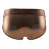 Men Underpants Glossy Faux Leather Low Waist Smooth Anti-septic Reflective Seamless U Convex Elastic Soft Breathable Club Performance Party