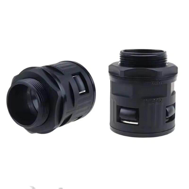 Bellows Straight Connector AD21.2 PG16 Nylon Corrugated Pipe Waterproof Joint Cable Gland Plastic Joint AD54.5