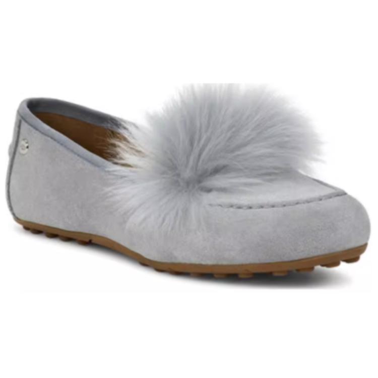 UGG Kids Classic Mini Grey Suede Boots 1102689-GYS