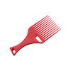 Yousheng Men Texturizing Comb Easy to Use Lightweight PP Hair Salon Hollow Fork Comb for Daily Life