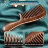 Golden Sandalwood Wide-Tooth Hair Comb