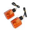 2pcs Lights For Honda CB 250 350 400 500 650 900 Shadow 750 Black/Amber MOTORCYCLE TURN SIGNALS CB250