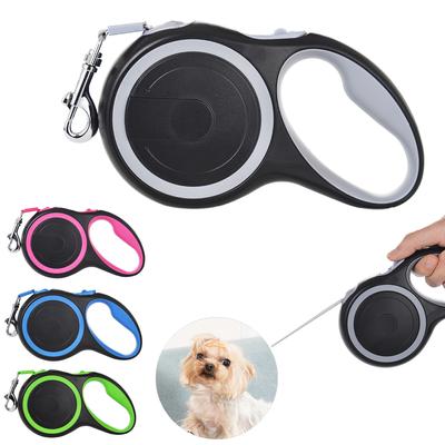 Correa Fuerte para Perro de 3m 8m Para Perros Pequeños Medianos Grandes Exterior Retráctil Duradera Cuerda de Tracción de Nailon Golden Retriever Suministros para Mascotas