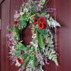 Artificial Floral Garlands With Faux Blooms Accessory For Door Wall Hanging Indoors Outdoor Celebration Event