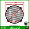 Speaker Grille Metal Mesh Dustproof Covers: 2-10 Inch Sizes for Car Speakers