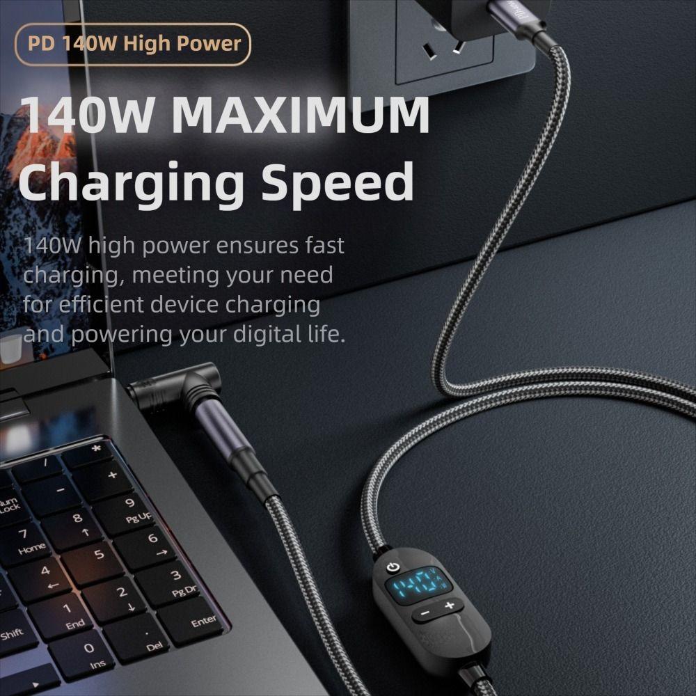 5V/9V/12V/15V/20V USB C To DC PD Adapter Cable Digital Display Boost Cable  Laptop Camera