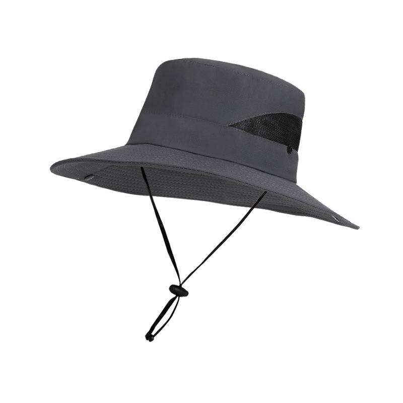 Outdoor outing mountaineering bucket hat spring and summer eaves sunscreen visor breathable versatile British sun hat children