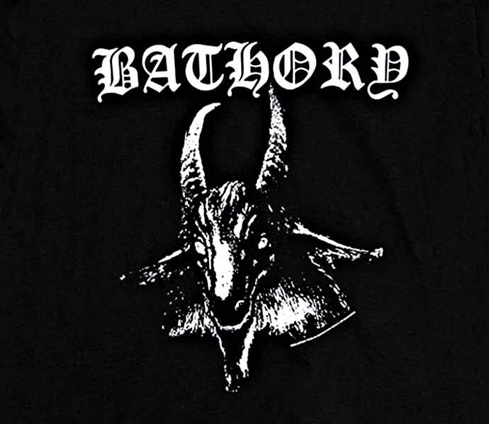 New Bathory Band Goat Logo Pentagram Black Metal T-Shirt High-end Luxury Is for Both Men and Women Top Y2k