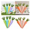 4x Easter Carrot Ornaments Artificial Party Favors Festival Gift Easter Decoration for Living Room Kitchen Wedding Holiday Home