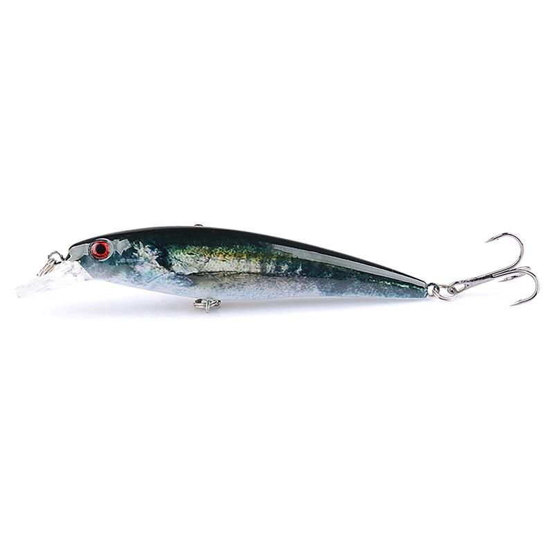 11cm/11.5G Olta Yem Seti Olta Sert Yem Mini Minnow Yüzen Sallanan Crankbait Çılgın Wobbler'lar Yapay Biyonik Krank Yemleri