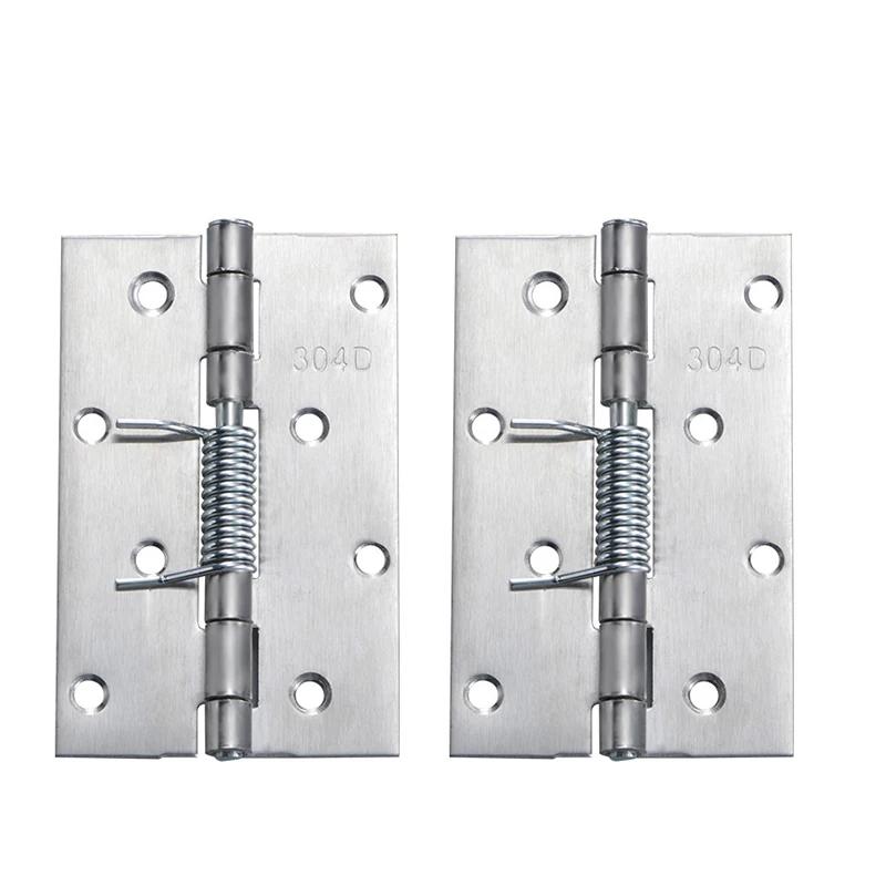 2 ks Samozavírací pružinový dveřní pant Nerezový pant pro skříňky Dveřní zavírač Automatický odskokový pant Nábytkové kování